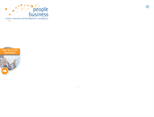 Tablet Screenshot of peoplebusiness.co.uk